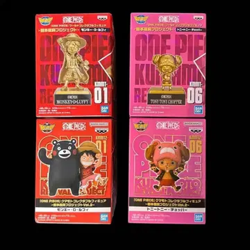 원피스 월드 컬렉터블 피규어  한정판 4종 세트