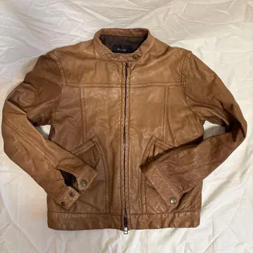 MACPHEE 천연 가죽 라무 가죽 자켓 38