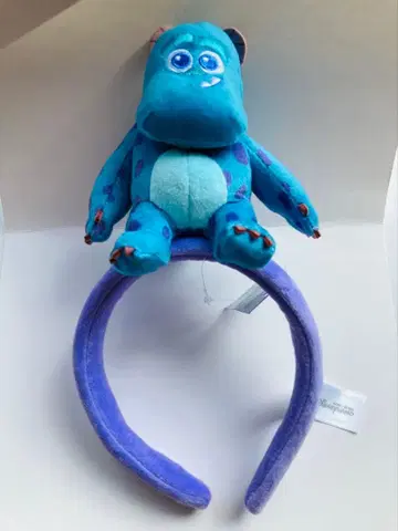 홍콩 디즈니랜드 일본 미발매 택 포함 미사용 몬스터즈, 샐리 머리띠