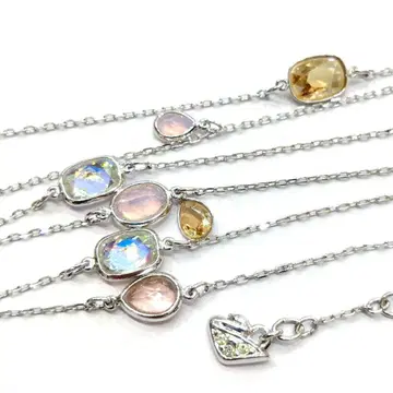 SWAROVSKI 스와로브스키 멀티 컬러 롱 목걸이