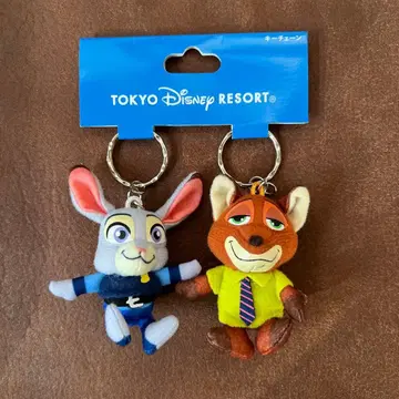 주토피아 페어 키체인 닉 주디 키체인 디즈니 리조트