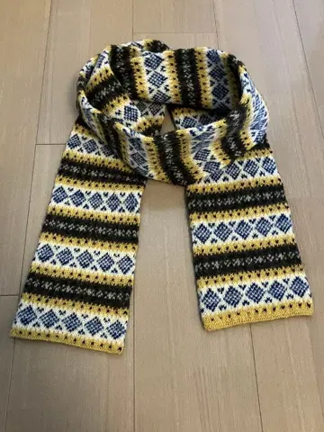 페어아일 머플러 핸드메이드