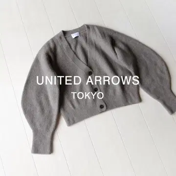 새상품급 2~3만엔 유나이티드 애로우즈 TOKYO 폭스 혼방 가디건