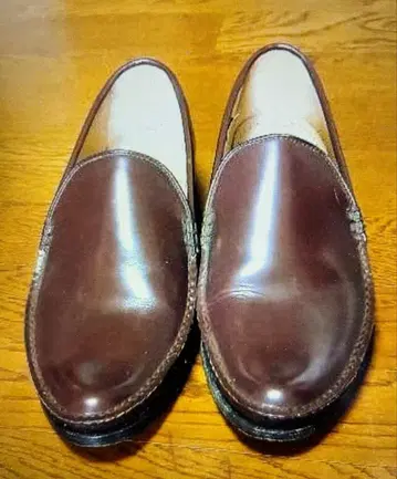 다크 브라운 가죽 슬립온 로퍼 27.0~27.5