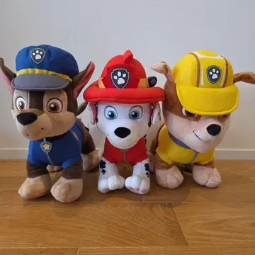 파우 패트롤 봉제 인형 3체 세트