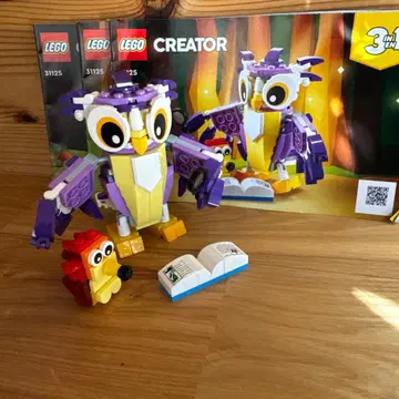 31125 올빼미와 고슴도치 3IN1 크리에이터 LEGO 레고