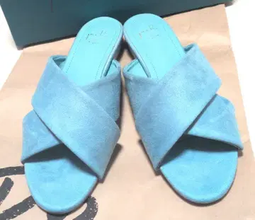 아바하우스 피셰 스웨이드풍 뮬 L 24-24.5cm 스카이블루