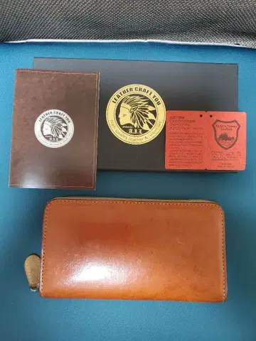 도치기 가죽 장지갑