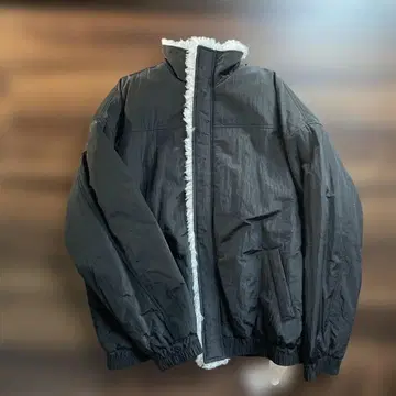 택 포함 새상품 안쪽 기모 오버 사이즈 자켓 블랙 2L~3L