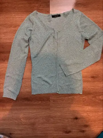 TORRID 라메 믹스 파티용 민트 그린 가디건