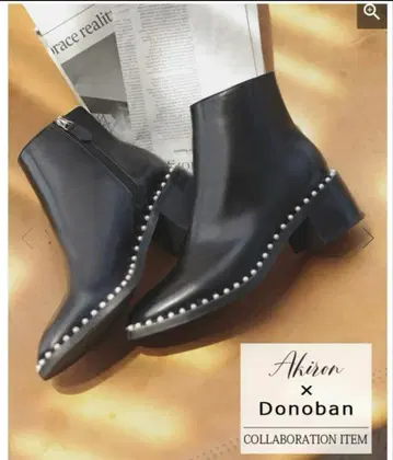 새상품 [ 아키론 x Donoban 콜라보 ] 펄 숏부츠 S 사이즈