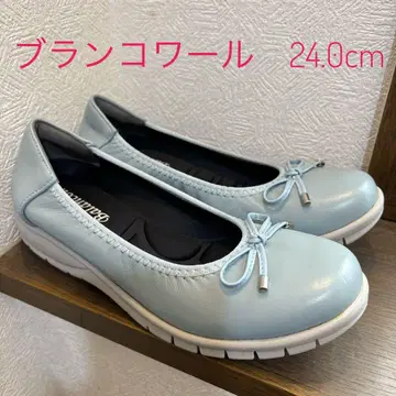 새상품급 Balancoire 블랑아와르 초경량 펌프스 양가죽 24.0cm