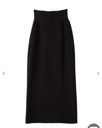 릴리안 캐럿 사이드 리브 타이트 스커트 2 블랙 새상품