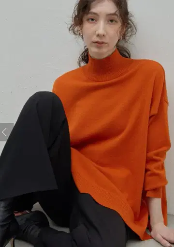 개럴개런트 [전신 골격 대응] 오버 터틀 니트