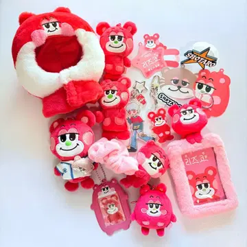 쇼타로 리즈코 봉제 인형 아크링 키링 스크런치 응원봉 커버