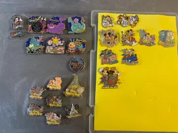 디즈니 핀 배지 모음