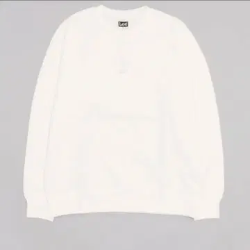 [ Lee ] 리 빅 실루엣 롱 슬리브 미니 로고 자수 맨투맨