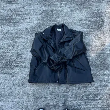 블랙 가죽풍 싱글 라이더 자켓