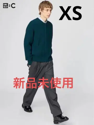 uniqlo c 이지 와이드 테이퍼드 팬츠 DARK GRAY XS