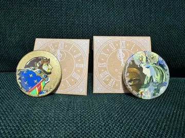 지브리 파크 지구의 집 한정판 엘프 공주 드워프 왕 캔뱃지 미개봉 새상품