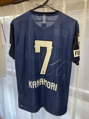 아비스파 후쿠오카 카나모리 켄시 선수 사인 포함 유니폼 M 사이즈