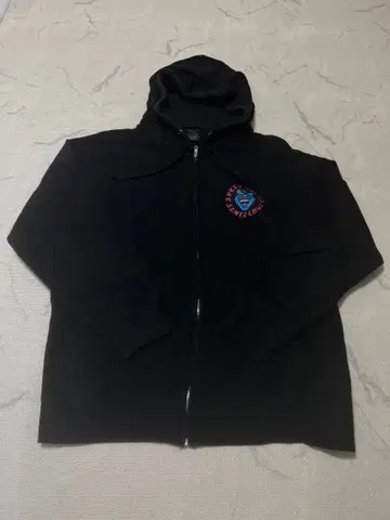 산타크루즈 풀 집업 후드티 블랙 M 사이즈