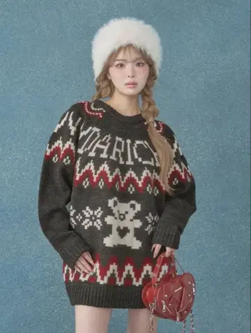 Darich 노르딕 베어 니트 풀오버