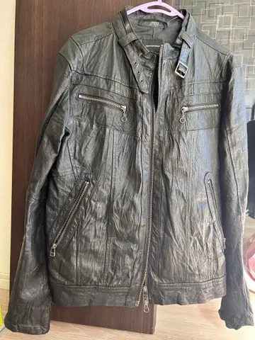 RATTLETRAP 블랙 가죽 자켓