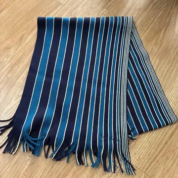 Paul Smith 스트라이프 머플러 울 100%