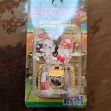 헬로키티 니가타 한정판 지퍼 마스코트