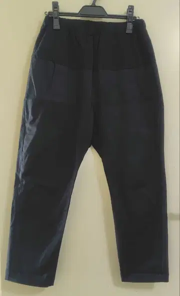 hekter.jp 블랙 캐주얼 팬츠 풀렝스 허리밴딩