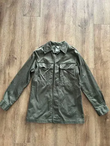 사이즈 88! 80년대 오란다군 퍼티그 셔츠 자켓 유로 밀리터리