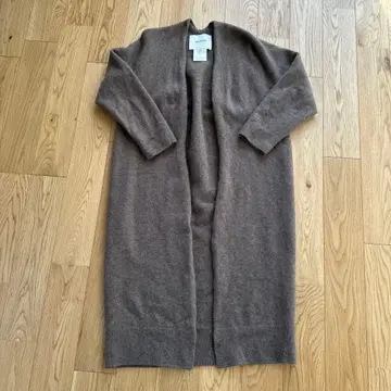 marmors 100% 울 롱 가디건 36 가운