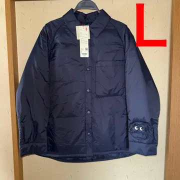 유니클로 퍼프 테크 셔츠 자켓 L