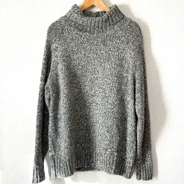 [레어 XL] MHL. 터틀넥 스웨터 멜란지 패턴 엠에이치엘