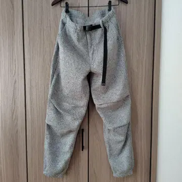 프릭스스토어 웨빙 벨트 니트 플리스 팬츠 L