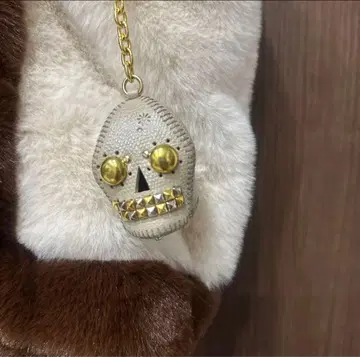 [ ENDPIN ] 스컬 KEY 홀더 베이지 라빠르망