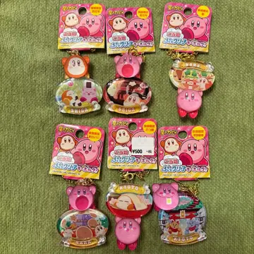 별의 커비 지역 한정 클리어 키링 6개 2