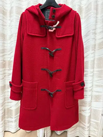 런던 트래디션 사이즈 38 레드(와인) 울 더플 코트