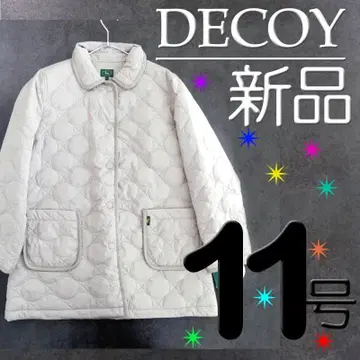 새상품 11호 L 데코이 충전솜 코트 퀼팅 코트 베이지 그레이지
