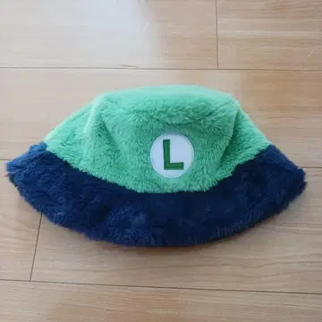 유니버설 스튜디오 재팬 루이지 플리스 복슬복슬 버킷햇