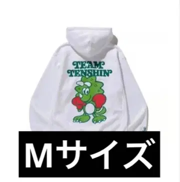 TEAM TENSHIN VERDY 콜라보 후드티 후디 화이트 M 사이즈