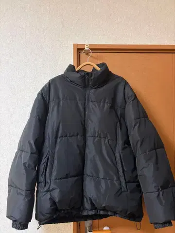 WEGO 블랙 리버서블 다운 자켓 XL