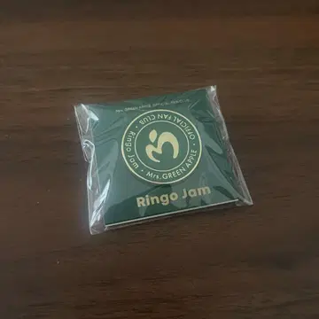 미세스 그린애플 링고 잼 골드 핀 배지