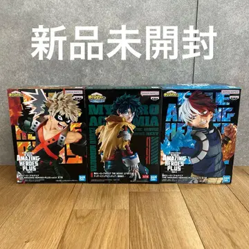 [ 미개봉 새상품 ] 히로아카 바쿠고 데쿠 쇼토 피규어 3체 세트