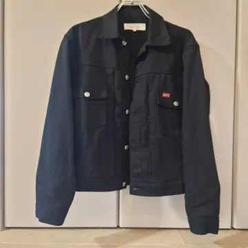 Time is on 데님 자켓 블랙