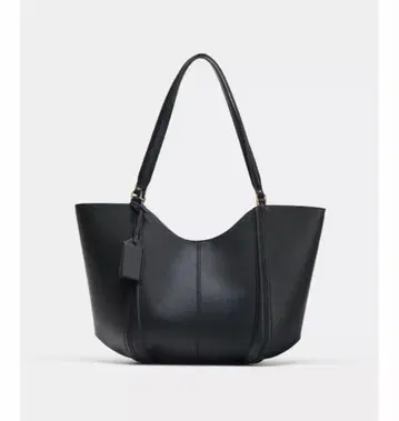 [ 사용 횟수 1회 ] ZARA 맥시 쇼핑백 블랙