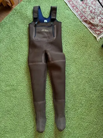 LL Bean 체스트 하이 가슴장화 브라운