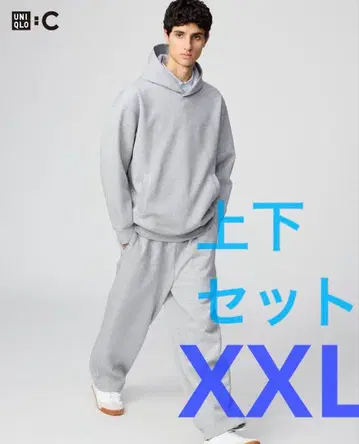 유니클로 UNIQLO C 맨투맨 후디 팬츠 세트