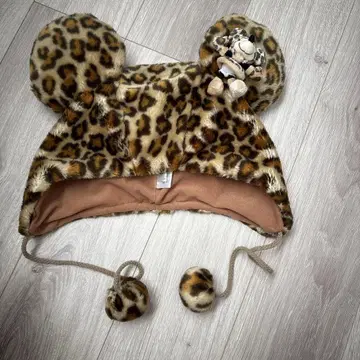 미니 마우스 레오파드 무늬 캡 L 사이즈